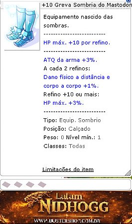 +10 Greva Sombria do Mastodonte