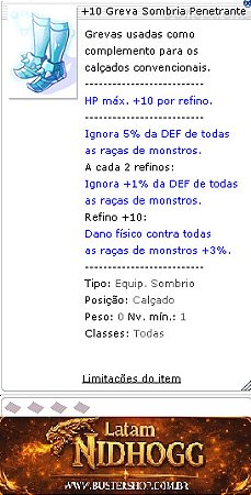 +10 Greva Sombria Penetrante