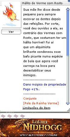 Hálito de Verme com Rosto