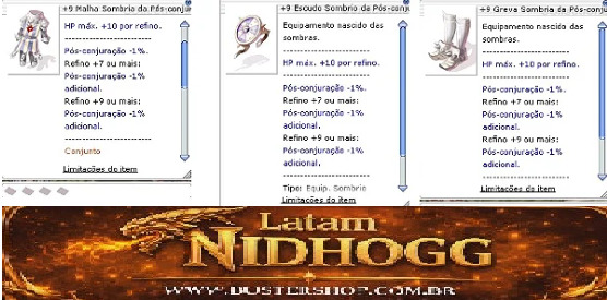 +9 Combo Sombrio Pós-conjuração