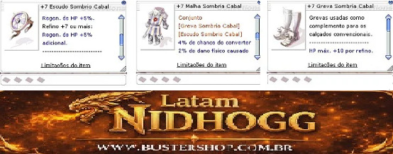 +7 Combo Sombrio Cabal