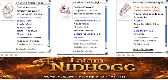 +7 Combo Sombrio Mágico