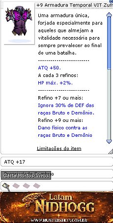 +9 Armadura Temporal VIT Zumbi [1]