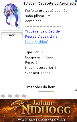 [Visual] Capacete do Aeronauta