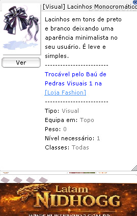 [Visual] Lacinhos Monocromáticos