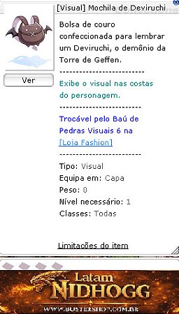 [Visual] Mochila de Deviruchi