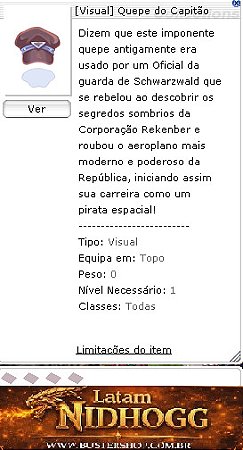 [Visual] Quepe do Capitão