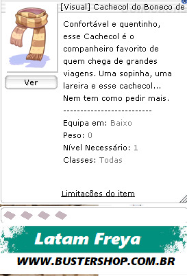 [Visual] Cachecol do Boneco de Neve