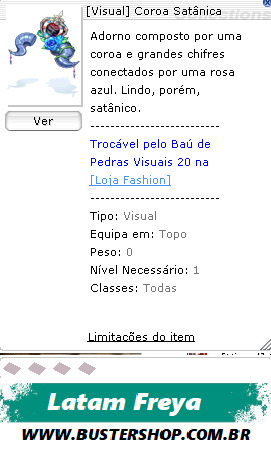 [Visual] Coroa Satânica