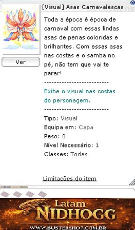 [Visual] Asas Carnavalescas