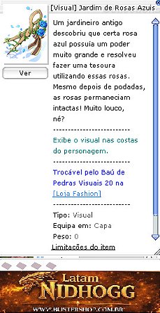 [Visual] Jardim de Rosas Azuis