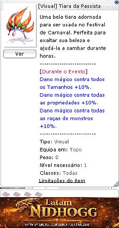 [Visual] Tiara da Passista