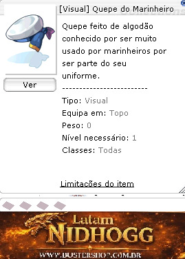 [Visual] Quepe do Marinheiro