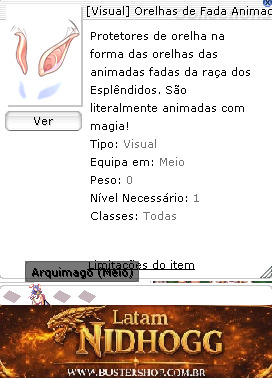 [Visual] Orelhas de Fada Animada Arquimago