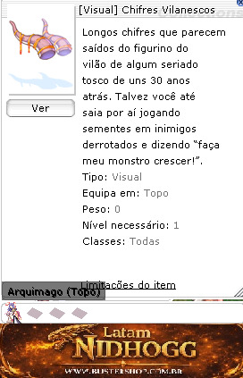 [Visual] Chifres Vilanescos Encantado Arquimago