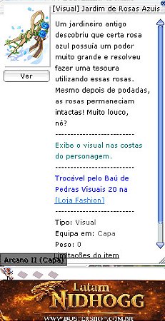 [Visual] Jardim de Rosas Azuis Encantado Arcano