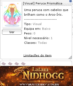 [Visual] Peruca Prismática