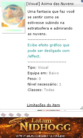 [Visual] Acima das Nuvens