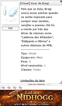 [Visual] Asas de Bragi