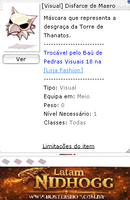 [Visual] Disfarce de Maero