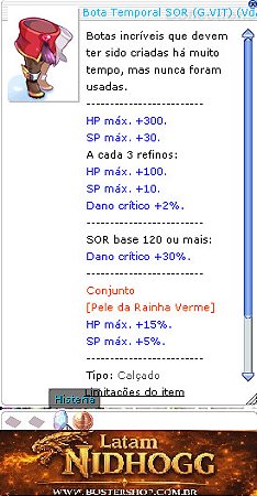 Botas Temporais SOR G.Vit Vda +10%