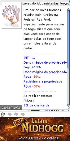 Luvas do Alquimista das Forças da Natureza   [1]