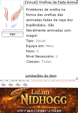 [Visual] Orelhas de Fada Animada