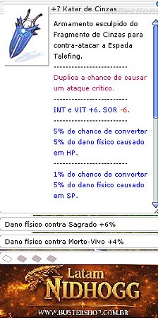 +7 Katar de Cinzas   [1]