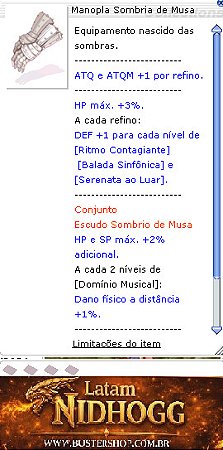 Manopla Sombria de Musa