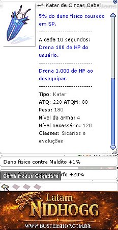 +4 Katar de Cinzas Cabal  [1]