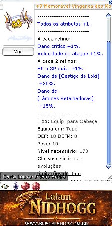 +9 Memorável Vingança dos Mortos do Gatuno ID2 INT+3 BI  [1]