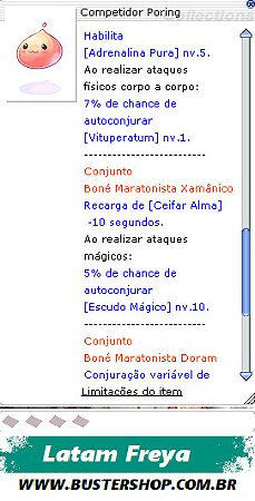 Competidor Poring