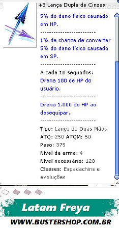 +8 Lança Dupla de Cinzas   [1]