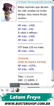 +9 Botas Temporais VIT G.FOR EL7