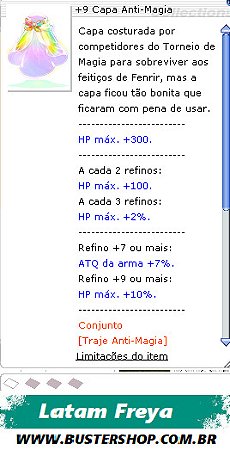 +9 Capa Anti-Magia   [1]