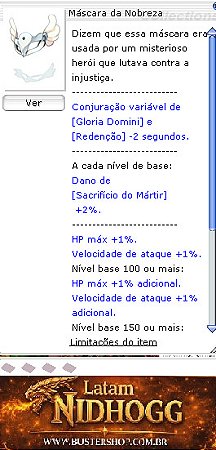 Máscara da Nobreza