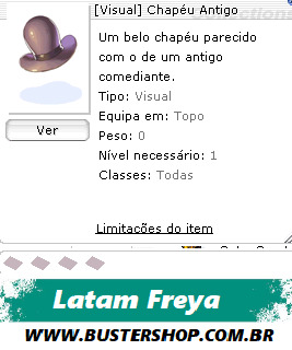 Visual Chapéu Antigo