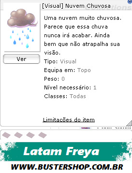 Visual Nuvem Chuvosa