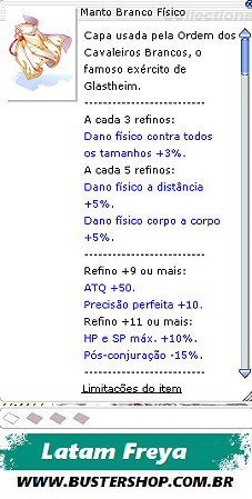 Manto Branco Físico