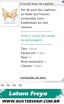 [Visual] Asas de Laphine