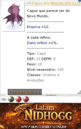+9 Capuz dos Manuks