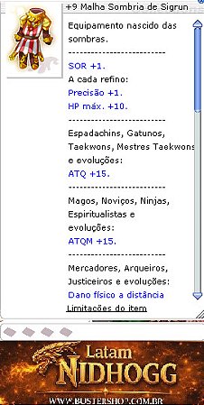 +9 Malha Sombria de Sigrun