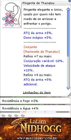 Pingente de Thanatos