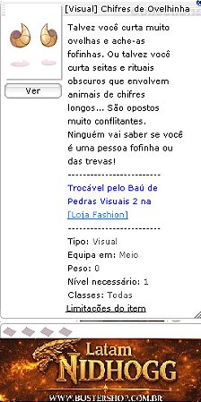 [Visual] Chifres de Ovelhinha