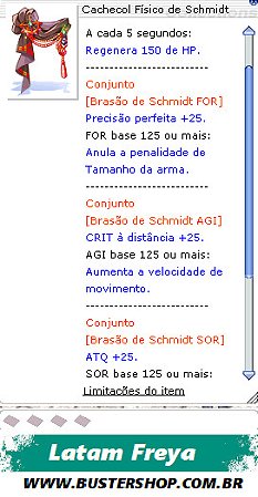 Cachecol Físico de Schmidt