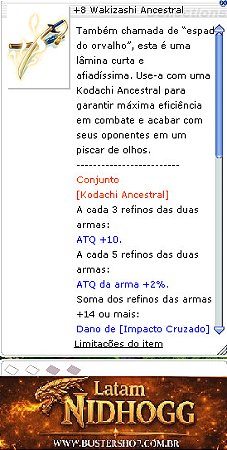 +8 Wakizashi Ancestral   [2]