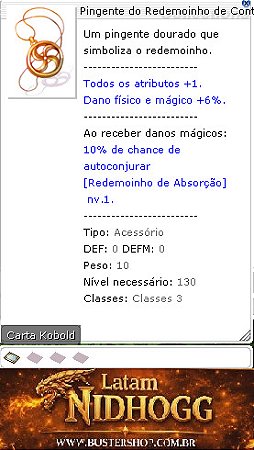 Pingente do Redemoinho Contra - Ataque   [1]