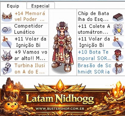 SET Cavaleiro Runico IMPACTO FLAMEJANTE Full