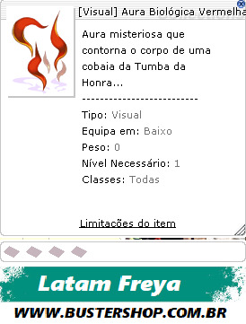 [Visual] Aura Biológica Vermelha