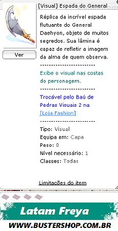 [Visual] Espada do General